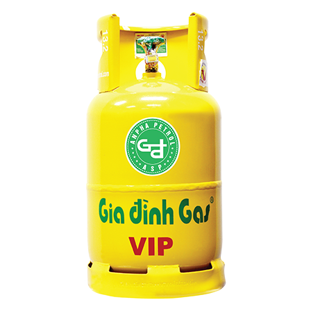 Bình Gia Đình Gas vàng 12kg