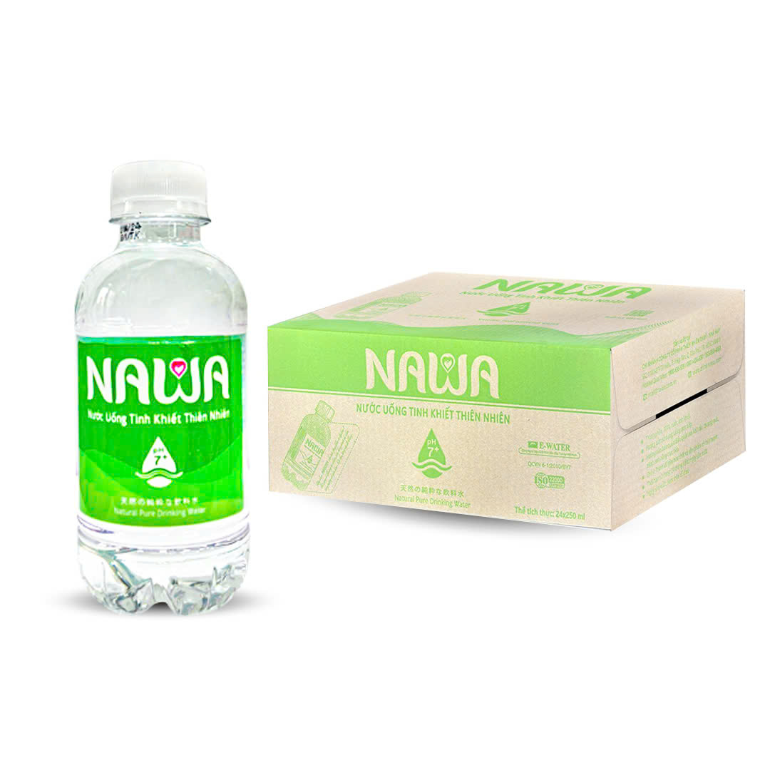 Nước tinh khiết chai nhỏ Nawa 250ml