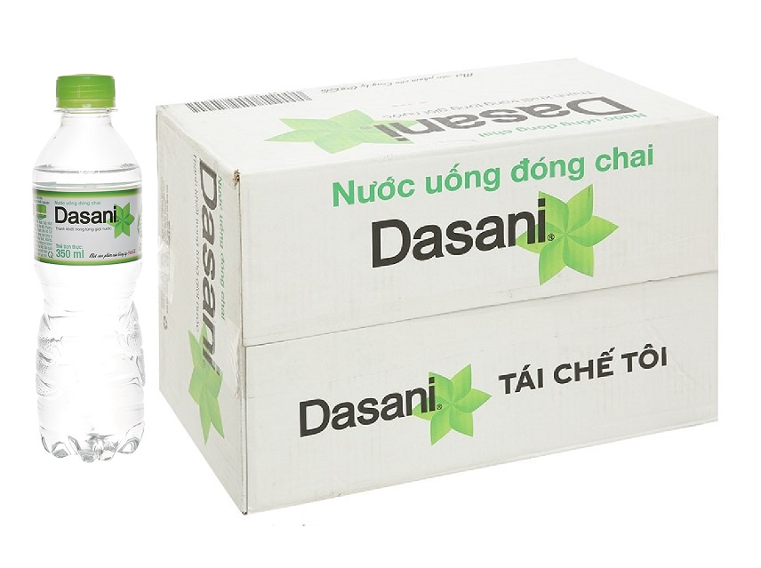 Nước tinh khiết Dasani 350ml (thùng 24 chai)