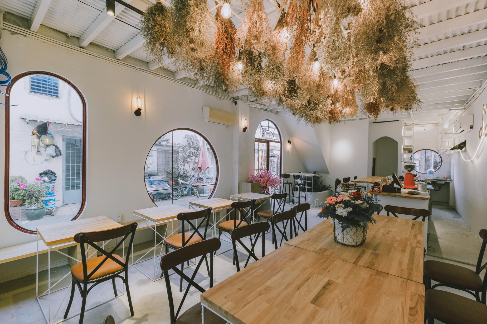 không gian quán melodie cafe