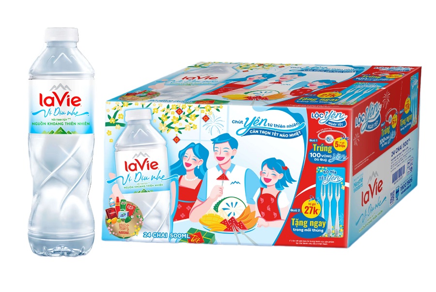 Lavie 500ml dịu nhẹ phiên bản tết