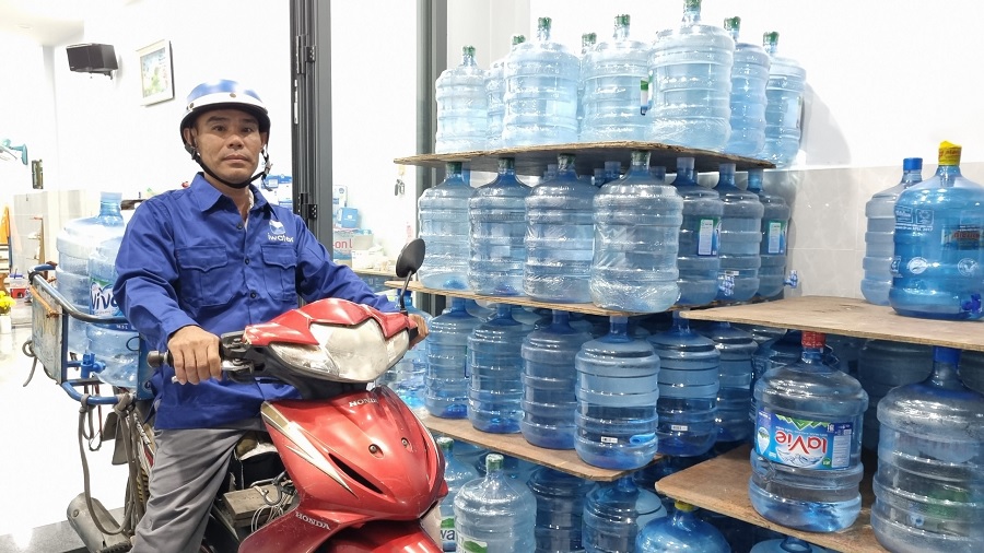 tuyển nhân viên giao nước bình 20l tại quận 2